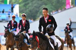 全运会马术比赛赢了，获奖马有奖牌么？